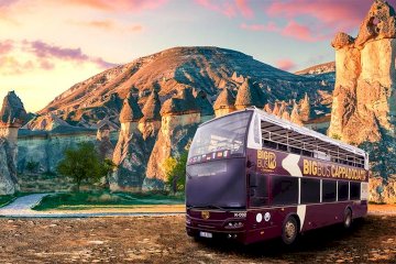 Recorrido en autobús con paradas libres por lo más destacado de Capadocia