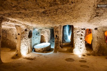 Tour subterráneo por la ciudad de las chimeneas de hadas de Capadocia y Kaymakli